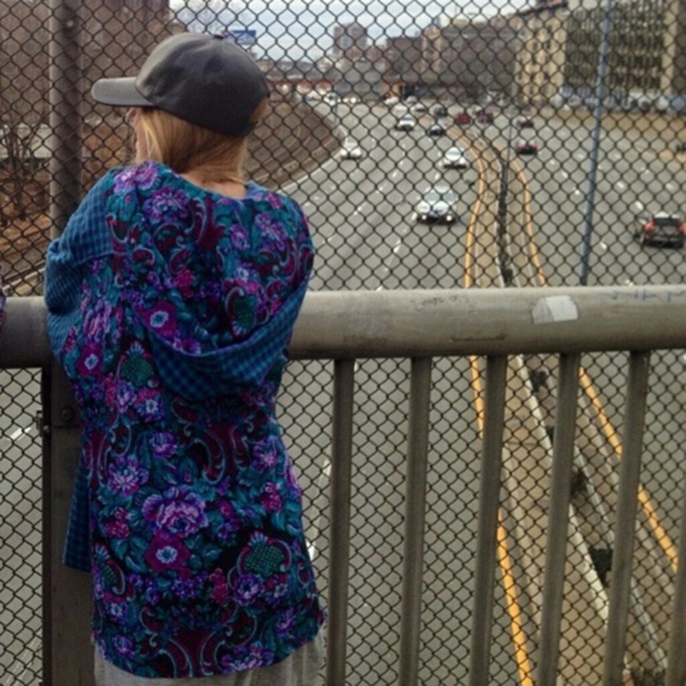 Lf floral flannel